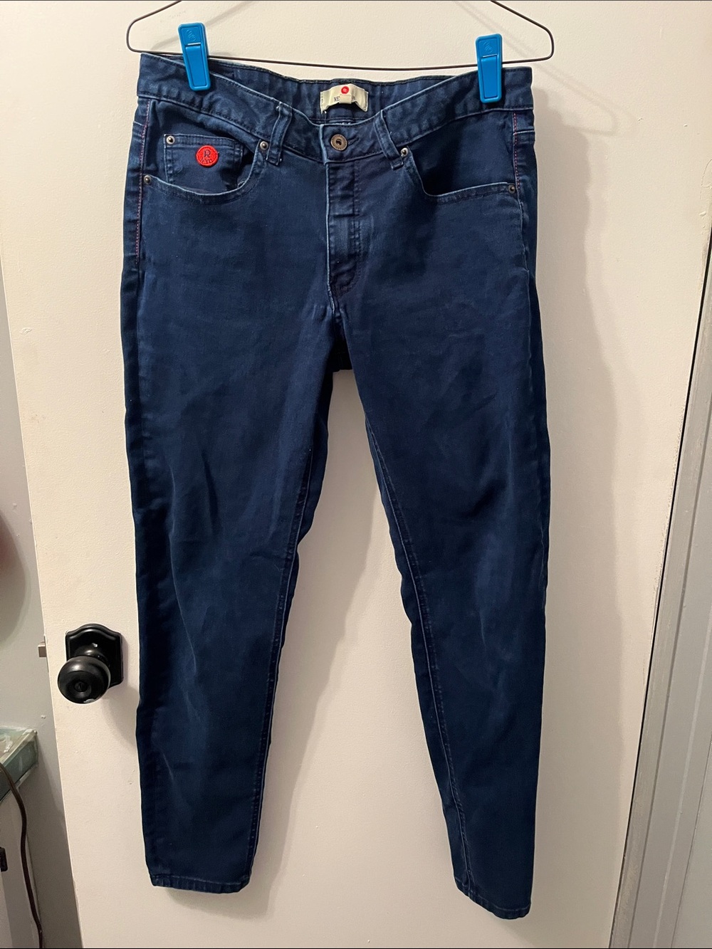 Women's Skinny Jeans - Dark Navy Stretch